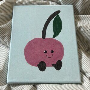 Cherry Acrylic Painting